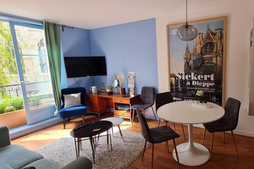Appartement Calme Centre-Ville. Dieppe Kültér fotó